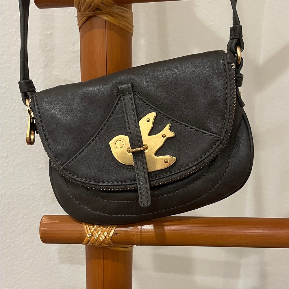 Marc by Marc Jacob’s Gray Leather Crossbody Bag